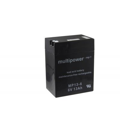 Multipower Blei Akku MP13-6 6 Volt 13,0 Ah