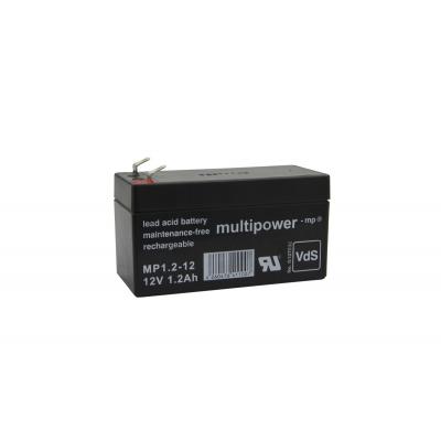 Multipower Blei Akku MP1.2-12 12 Volt 1,2 Ah