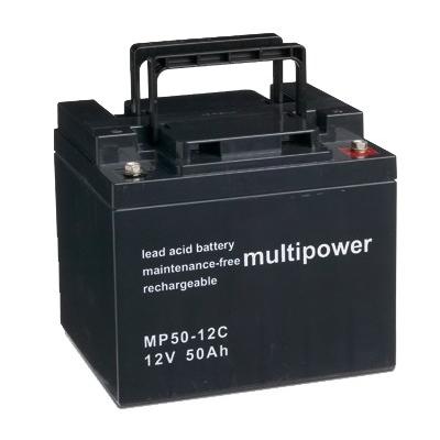 Multipower Blei Akku MP50-12C MPC50-12I 12V 50Ah