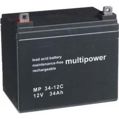 Multipower Blei Akku MP34-12C MPC34-12I