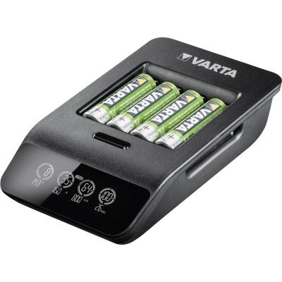 Ladegerät Varta 57674 LCD Smart Charger incl. USB-Anschluss + 4xAA 56706 2100mAh