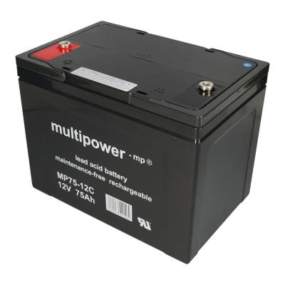 Multipower Blei Akku MP75-12C 12 Volt 75,0 Ah