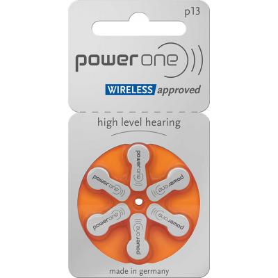 Hörgerätebatterie PowerOne V13AT p13 PR48 orange