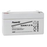 EXIDE Powerfit Blei Vlies (AGM) Akku S306/1.2S 6 Volt 1,2 Ah
