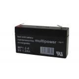 Multipower Blei Akku MP1.2-6 6 Volt 1,2 Ah