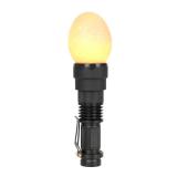 Kerbl LED-Schierlampe, Eierprüflampe mit zwei Aufsätzen für Eiergrößen ab 18mm
