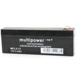 Multipower Blei Akku MP2,6-12 (MP2,6-12) 12 Volt 2,6 Ah